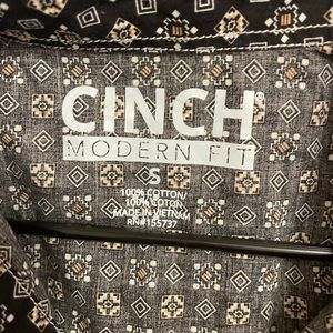 Cinch dress shirt with pearl snaps